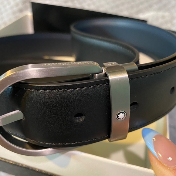 MONT BLANC BELT IN BLACK - Picture 2 of 5